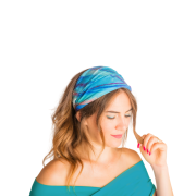utilizzo bandana donna 04